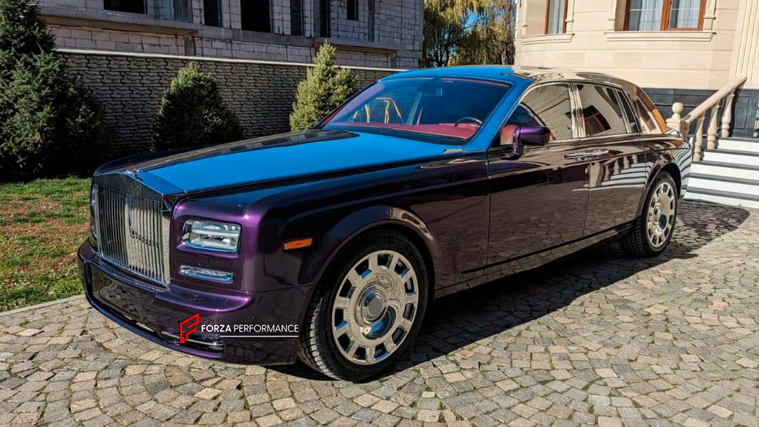CONVERSION FACELIFT BODY KIT for ROLLS ROYCE PHANTOM 2004-2012 6th Gen to 2012-2017 7th Gen
Set includes:
Front Bumper
Headlights
Turn Signals
Side Mirrors
Silver Trims for Bumper
Headlight Masks
Material: Plastic
NOTE: Professional installation is required, need to cut front fenders and put headlights masks