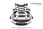 CONVERSION FRONT BUMPER ASSEMBLY for PORSCHE CAYMAN BOXSTER 981 2012 - 2016 upgrade to 718 BOXSTER CAYMAN 982 GT4 2020 - 2023
Set includes:
Front Bumper Assembly
Material: Plastic
Note: Professional installation is required