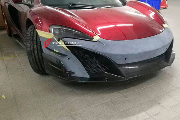 CONVERSION UPGRADE CARBON FRONT BUMPER for MCLAREN MP4-12C 625C 650S 675LT upgrade to 688 MSO HS