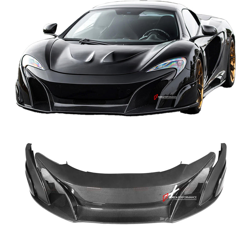 CONVERSION UPGRADE CARBON FRONT BUMPER for MCLAREN MP4-12C 625C 650S upgrade to 675LT