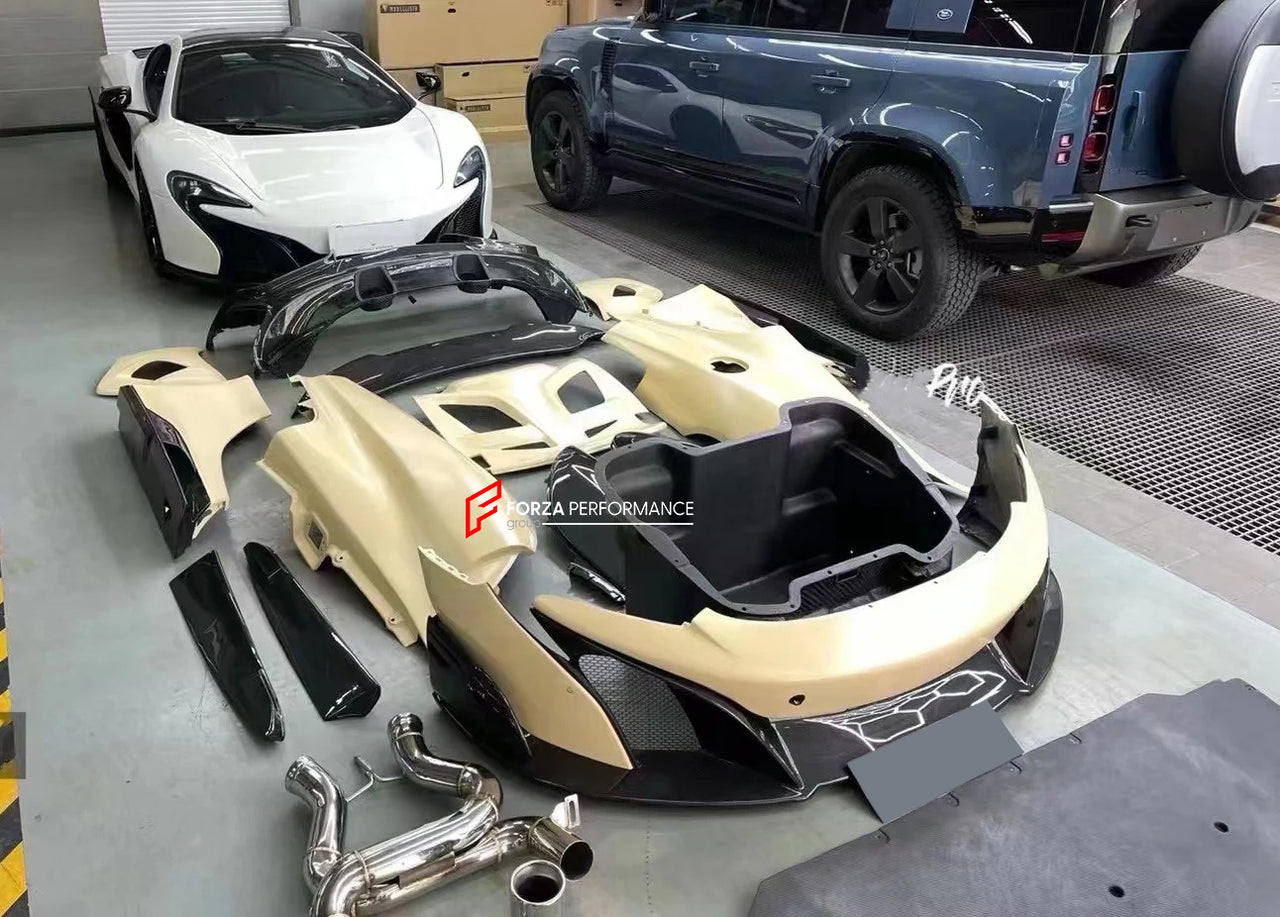 CONVERSION UPGRADE DRY CARBON BODY KIT for MCLAREN MP4-12C 625C 650S SPIDER upgrade to 675LT MSO HS