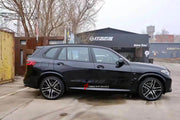 CONVERSION UPGRADE FACELIFT X5M BODY KIT FOR BMW X5 G05 2020+  Made in Taiwan  Set includes:  Front Bumper Assembly Fender Flares Side Skirts Rear Bumper Assembly Rear Diffuser Exhaust Tips