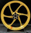 We manufacture premium quality forged motorcycle wheels rims for HONDA CBR1000RRR in any design, size, color.
Wheel sizes (motorcycle spec):
Front: 3.5 x 17
Rear: 6 x 17
Weight:
Front: 3.55 kg (7.83 lbs)
Rear: 4.55 kg (10.03 lbs)
Finishing: Satin Gold
Forza Performance Group engineers and manufactures each forged motorcycle wheel individually per order. This ensures precise fitment, uncompromised strength, and unique styling. Whether for racing, touring, or daily use — our wheels are built for both
