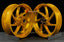 We manufacture premium quality forged motorcycle wheels rims for HONDA CBR1000RRR in any design, size, color.
Wheel sizes (motorcycle spec):
Front: 3.5 x 17
Rear: 6 x 17
Weight:
Front: 3.95 kg (8.71 lbs)
Rear: 4.75 kg (10.47 lbs)
Finishing: Gloss Gold
Forza Performance Group engineers and manufactures each forged motorcycle wheel individually per order. This ensures precise fitment, uncompromised strength, and unique styling. Whether for racing, touring, or daily use — our wheels are built for both