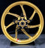 We manufacture premium quality forged motorcycle wheels rims for S1000RR M1000RR in any design, size, color.
Wheel sizes (motorcycle spec):
Front: 3.5 x 17
Rear: 6 x 17
Weight:
Front: 4.35 kg (9.59 lbs)
Rear: 4.85 kg (10.69lbs)
Finishing: Gloss Gold
Forza Performance Group engineers and manufactures each forged motorcycle wheel individually per order. This ensures precise fitment, uncompromised strength, and unique styling. Whether for racing, touring, or daily use — our wheels are built for both pe