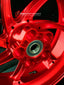 We manufacture premium quality forged motorcycle wheels rims for S1000RR M1000RR in any design, size, color.
Wheel sizes (motorcycle spec):
Front: 3.5 x 17
Rear: 6 x 17
Weight:
Front: 4.4 kg (9.59 lbs)
Rear: 4.85 kg (10.69lbs)
Finishing: Gloss Red
Forza Performance Group engineers and manufactures each forged motorcycle wheel individually per order. This ensures precise fitment, uncompromised strength, and unique styling. Whether for racing, touring, or daily use — our wheels are built for both perf
