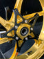 We manufacture premium quality forged motorcycle wheels rims for S1000RR M1000RR in any design, size, color.
Wheel sizes (motorcycle spec):
Front: 3.5 x 17
Rear: 6 x 17
Weight:
Front: 3.75 kg (8.27 lbs)
Rear: 4.4 kg (9.7 lbs)
Finishing: Satin Gold
Forza Performance Group engineers and manufactures each forged motorcycle wheel individually per order. This ensures precise fitment, uncompromised strength, and unique styling. Whether for racing, touring, or daily use — our wheels are built for both perf