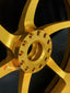 We manufacture premium quality forged motorcycle wheels rims for DUCATI PANIGALE V4 V4S V4R V4 SP2 in any design, size, color.
Wheel sizes (motorcycle spec):
Front: 3.5 x 17
Rear: 6 x 17
Weight:
Front: 3.3 kg (7.27 lbs)
Rear: 3.45 kg (7.6 lbs)
Finishing: Satin Gold
Forza Performance Group engineers and manufactures each forged motorcycle wheel individually per order. This ensures precise fitment, uncompromised strength, and unique styling. Whether for racing, touring, or daily use — our wheels are