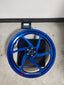 We manufacture premium quality forged motorcycle wheels rims for HONDA FORZA 750 in any design, size, color.
Wheel sizes (motorcycle spec):
Front: 3.5 x 17
Rear: 4.5 x 17
Weight:
Front: 3.85 kg (8.49 lbs)
Rear: 4.16 kg (9.17 lbs)
Finishing: Gloss Blue
Forza Performance Group engineers and manufactures each forged motorcycle wheel individually per order. This ensures precise fitment, uncompromised strength, and unique styling. Whether for racing, touring, or daily use — our wheels are built for both