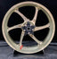 We manufacture premium quality forged motorcycle wheels rims for APRILIA RS660 in any design, size, color.
Wheel sizes (motorcycle spec):
Front: 3.5 x 17
Rear: 5.5 x 17
Weight:
Front: 3.75 kg (8.27 lbs)
Rear: 4.55 kg (10.03 lbs)
Finishing: Gloss Bronze
Forza Performance Group engineers and manufactures each forged motorcycle wheel individually per order. This ensures precise fitment, uncompromised strength, and unique styling. Whether for racing, touring, or daily use — our wheels are built for bot