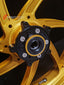 We manufacture premium quality forged motorcycle wheels rims for HONDA FORZA 750 in any design, size, color.
Wheel sizes (motorcycle spec):
Front: 3.5 x 17
Rear: 4.5 x 15
Weight:
Front: 3.65 kg (8.05 lbs)
Rear: 3.64 kg (8.02 lbs)
Finishing: Gloss Gold
Forza Performance Group engineers and manufactures each forged motorcycle wheel individually per order. This ensures precise fitment, uncompromised strength, and unique styling. Whether for racing, touring, or daily use — our wheels are built for both