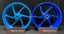We manufacture premium quality forged motorcycle wheels rims for BMW M1000RR in any design, size, color.
Wheel sizes (motorcycle spec):
Front: 3.5 x 17
Rear: 6 x 17
Weight:
Front: 3.18 kg (7.01 lbs)
Rear: 4.18 kg (9.21 lbs)
Finishing: Gloss Sky Blue + Gloss Blue
Optional for an additional price: Dual-Color, Brushing, Chroming, Polishing, Carbon Barrel.
We offer motorcycle wheels in many sizes: 16, 17, 18, 19, 20, 21, 23, 26, 30, 32, and 34 inches. If you need a different size, please contact