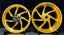 We manufacture premium quality forged motorcycle wheels rims for SUZUKI HAYABUSA in any design, size, color.
Wheel sizes (motorcycle spec):
Front: 3.5 x 17
Rear: 6 x 17
Weight:
Front: 3.93 kg (8.66 lbs)
Rear: 5.12 kg (11.29 lbs)
Finishing: Gloss Gold