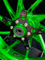 We manufacture premium quality forged motorcycle wheels rims for KAWASAKI ZX4R ZX4RSE in any design, size, color.
Wheel sizes (motorcycle spec):
Front: 3.5 x 17
Rear: 4.5 x 17
Weight:
Front: 5.05 kg (11.13 lbs)
Rear: 5.2 kg (11.46 lbs)
Finishing: Gloss Green
Forza Performance Group engineers and manufactures each forged motorcycle wheel individually per order. This ensures precise fitment, uncompromised strength, and unique styling. Whether for racing, touring, or daily use — our wheels are built f