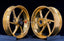 We manufacture premium quality forged motorcycle wheels rims for KAWASAKI ZX6R in any design, size, color.
Wheel sizes (motorcycle spec):
Front: 3.5 x 17
Rear: 5.5 x 17
Weight:
Front: 3.8 kg (8.38 lbs)
Rear: 4.85 kg (10.69 lbs)
Finishing: Gloss Gold
Forza Performance Group engineers and manufactures each forged motorcycle wheel individually per order. This ensures precise fitment, uncompromised strength, and unique styling. Whether for racing, touring, or daily use — our wheels are built for both p
