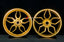 We manufacture premium quality forged motorcycle wheels rims for KTM 1290 in any design, size, color.
Wheel sizes (motorcycle spec):
Front: 3.5 x 17
Rear: 6 x 17
Weight:
Front: 3.8 kg (8.38 lbs)
Rear: 4.1 kg (9.04 lbs)
Finishing: Gloss Gold
Forza Performance Group engineers and manufactures each forged motorcycle wheel individually per order. This ensures precise fitment, uncompromised strength, and unique styling. Whether for racing, touring, or daily use — our wheels are built for both performance