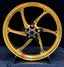 We manufacture premium quality forged motorcycle wheels rims for KAWASAKI ZX4R ZX4RSE in any design, size, color.
Wheel sizes (motorcycle spec):
Front: 3.5 x 17
Rear: 4.5 x 17
Weight:
Front: 4.35 kg (9.59 lbs)
Rear: 4.85 kg (10.69 lbs)
Finishing: Gloss Gold
Forza Performance Group engineers and manufactures each forged motorcycle wheel individually per order. This ensures precise fitment, uncompromised strength, and unique styling. Whether for racing, touring, or daily use — our wheels are built fo