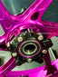 We manufacture premium quality forged motorcycle wheels rims for KAWASAKI ZX6R in any design, size, color.
Wheel sizes (motorcycle spec):
Front: 3.5 x 17
Rear: 5.5 x 17
Weight:
Front: 3.8 kg (8.38 lbs)
Rear: 5.05 kg (11.13 lbs)
Finishing Gloss Pink
Forza Performance Group engineers and manufactures each forged motorcycle wheel individually per order. This ensures precise fitment, uncompromised strength, and unique styling. Whether for racing, touring, or daily use — our wheels are built for both pe