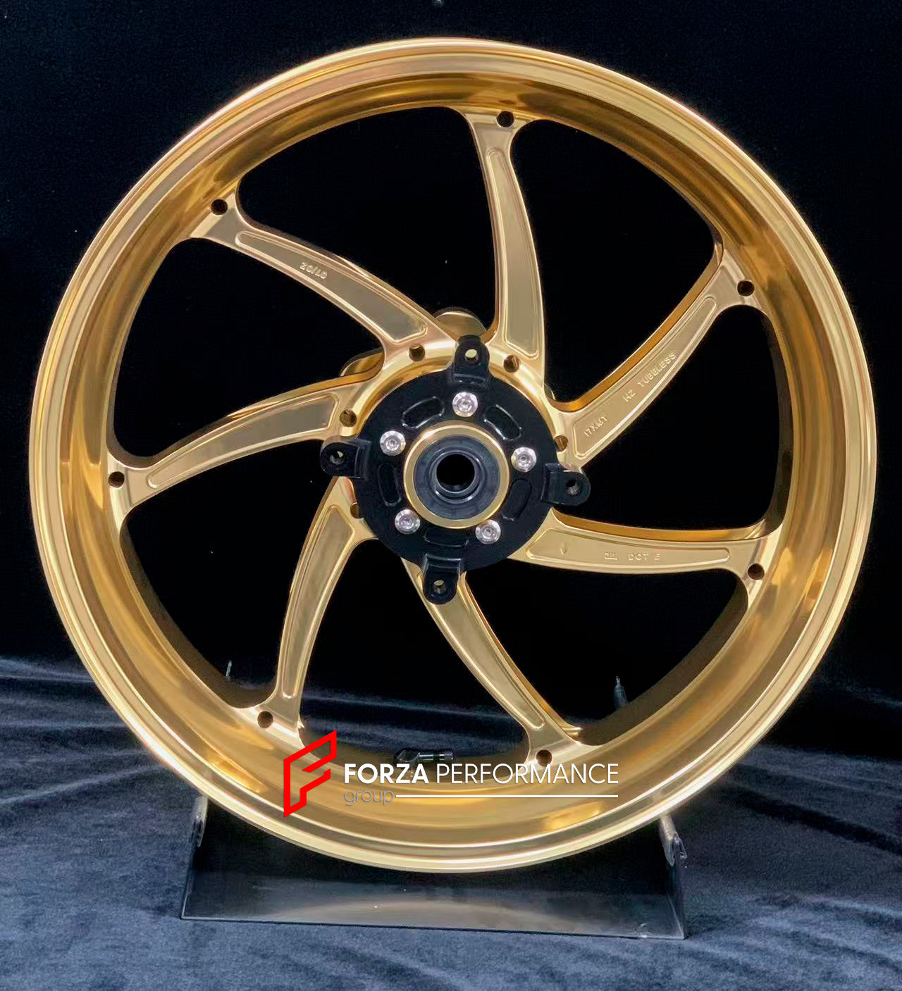 We manufacture premium quality forged motorcycle wheels rims for KAWASAKI NINJA Z900 SE Z900RS in any design, size, color.
Wheel sizes (motorcycle spec):
Front: 3.5 x 17
Rear: 5.5 x 17
Weight:
Front: 4.35 kg (9.48 lbs)
Rear: 4.8 kg (10.58 lbs)
Finishing: Satin Gold
Forza Performance Group engineers and manufactures each forged motorcycle wheel individually per order. This ensures precise fitment, uncompromised strength, and unique styling. Whether for racing, touring, or daily use — our wheels are
