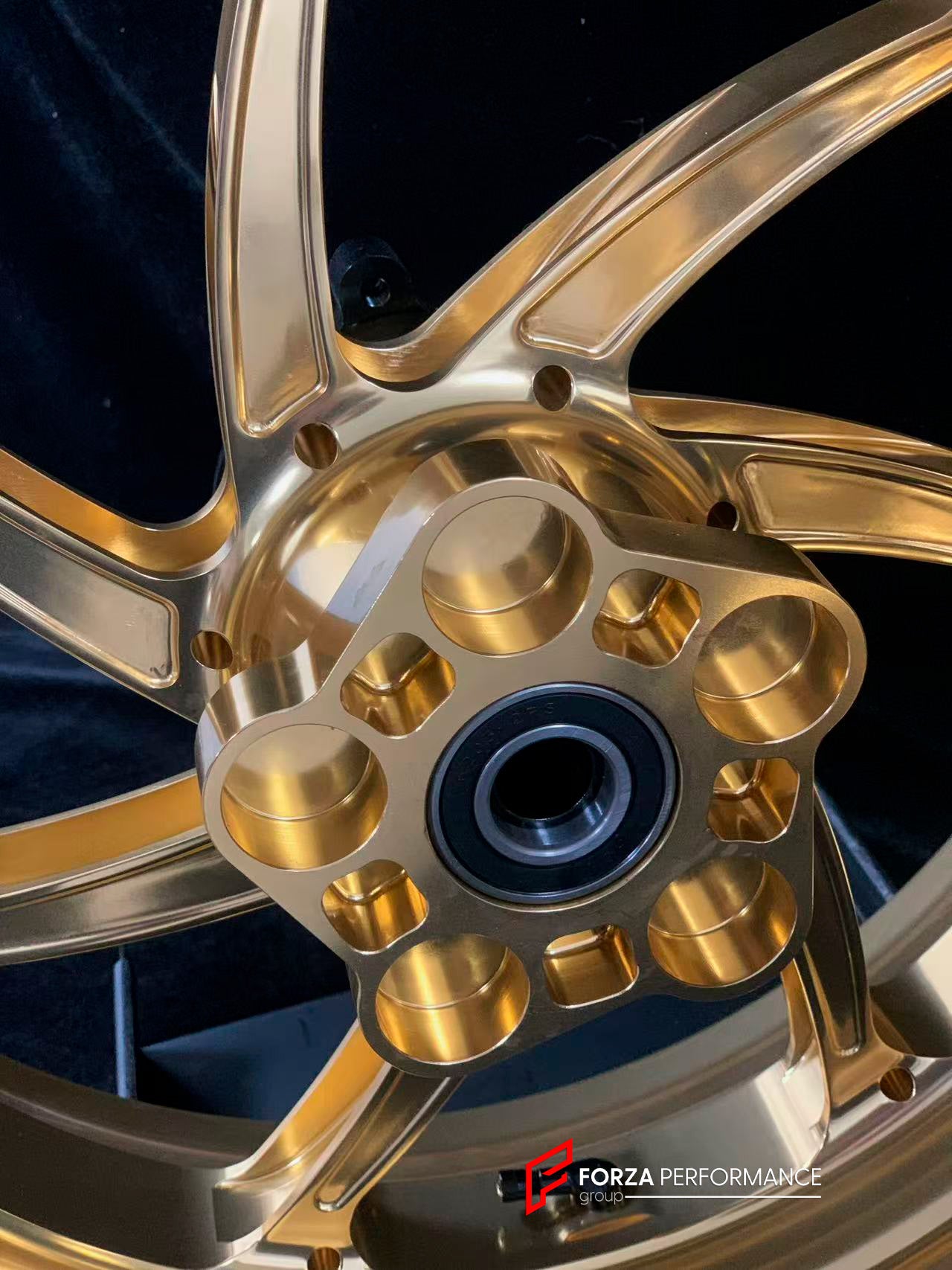 We manufacture premium quality forged motorcycle wheels rims for KAWASAKI NINJA Z900 SE Z900RS in any design, size, color.
Wheel sizes (motorcycle spec):
Front: 3.5 x 17
Rear: 5.5 x 17
Weight:
Front: 4.35 kg (9.48 lbs)
Rear: 4.8 kg (10.58 lbs)
Finishing: Satin Gold
Forza Performance Group engineers and manufactures each forged motorcycle wheel individually per order. This ensures precise fitment, uncompromised strength, and unique styling. Whether for racing, touring, or daily use — our wheels are