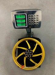 We manufacture premium quality forged motorcycle wheels rims for KAWASAKI NINJA Z900 SE Z900RS in any design, size, color.
Wheel sizes (motorcycle spec):
Front: 3.5 x 17
Rear: 5.5 x 17
Weight:
Front: 4.3 kg (9.48 lbs)
Rear: 4.8 kg (10.58 lbs)
Finishing: Gloss Gold
Forza Performance Group engineers and manufactures each forged motorcycle wheel individually per order. This ensures precise fitment, uncompromised strength, and unique styling. Whether for racing, touring, or daily use — our wheels are b