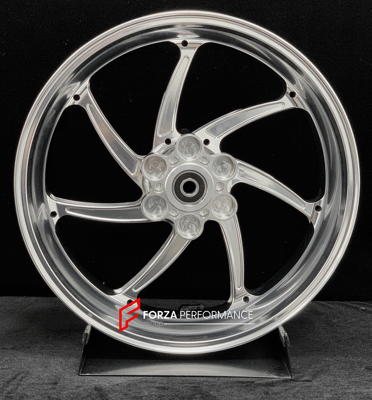 We manufacture premium quality forged motorcycle wheels rims for KAWASAKI ZX4R ZX4RSE in any design, size, color.
Wheel sizes (motorcycle spec):
Front: 3.5 x 17
Rear: 4.5 x 17
Weight:
Front: 4.7 kg (10.36 lbs)
Rear: 4.85 kg (10.69 lbs)
Finishing: Gloss Silver
Forza Performance Group engineers and manufactures each forged motorcycle wheel individually per order. This ensures precise fitment, uncompromised strength, and unique styling. Whether for racing, touring, or daily use — our wheels are built