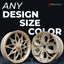 CUSTOM FORGED WHEELS RIMS M110 for MV AGUSTA RUSH BRUTALE DRAGSTER TURISMO VELOCE SUPERVELOCE LXP F3