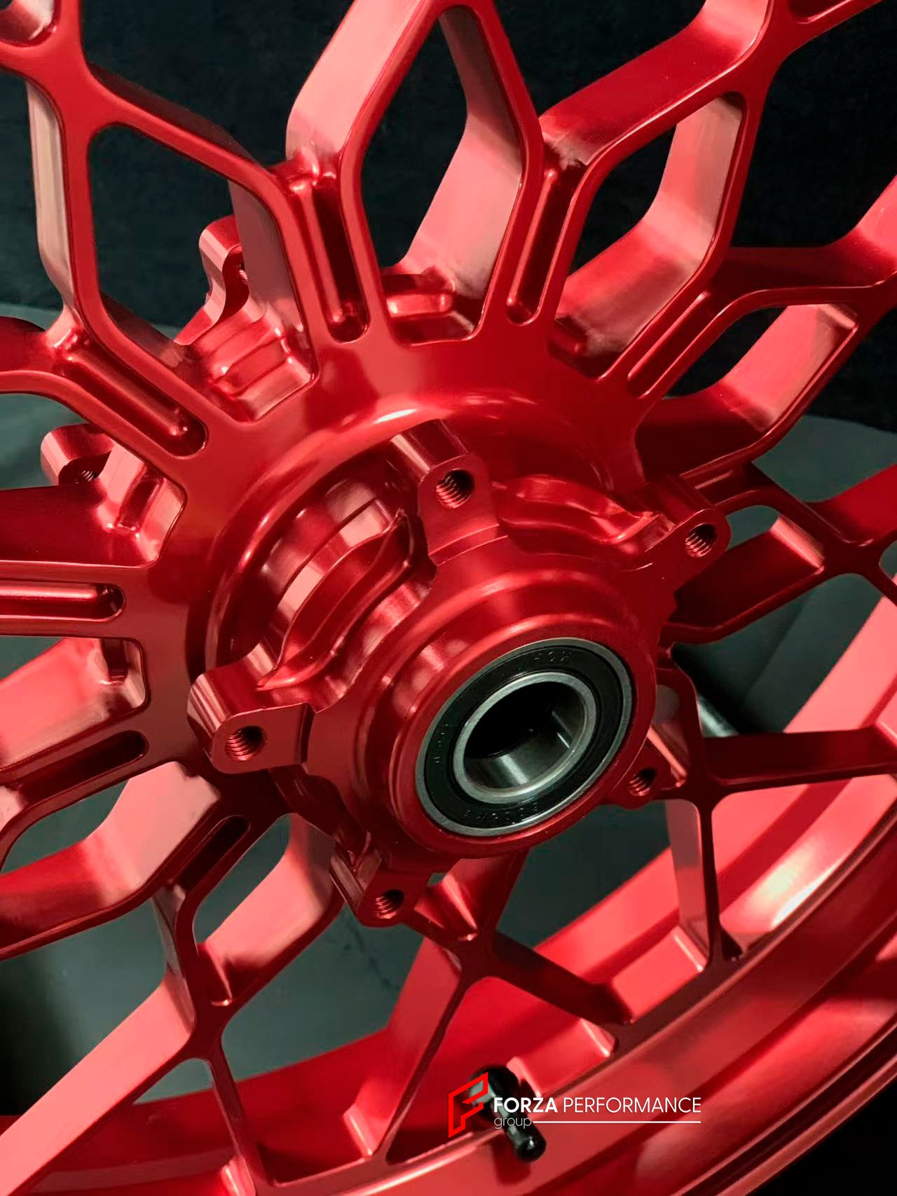 We manufacture premium quality forged motorcycle wheels rims for MV AGUSTA in any design, size, color.
Wheel sizes (motorcycle spec):
Front: 3.5 x 17
Rear: 5.5 x 17
Weight:
Front: 4.25 kg (9.37 lbs)
Rear: 4.9 kg (10.8 lbs)
Finishing Gloss Red
Forza Performance Group engineers and manufactures each forged motorcycle wheel individually per order. This ensures precise fitment, uncompromised strength, and unique styling. Whether for racing, touring, or daily use — our wheels are built for both performa
