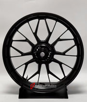 We manufacture premium quality forged motorcycle wheels rims for QJMOTOR in any design, size, color.
Wheel sizes (motorcycle spec):
Front: 3.5 x 17
Rear: 5.5 x 17
Weight:
Front: 4.05 kg (8.93 lbs)
Rear: 5.4 kg (11.9 lbs)
Finishing: Gloss Black
Forza Performance Group engineers and manufactures each forged motorcycle wheel individually per order. This ensures precise fitment, uncompromised strength, and unique styling. Whether for racing, touring, or daily use — our wheels are built for both perform