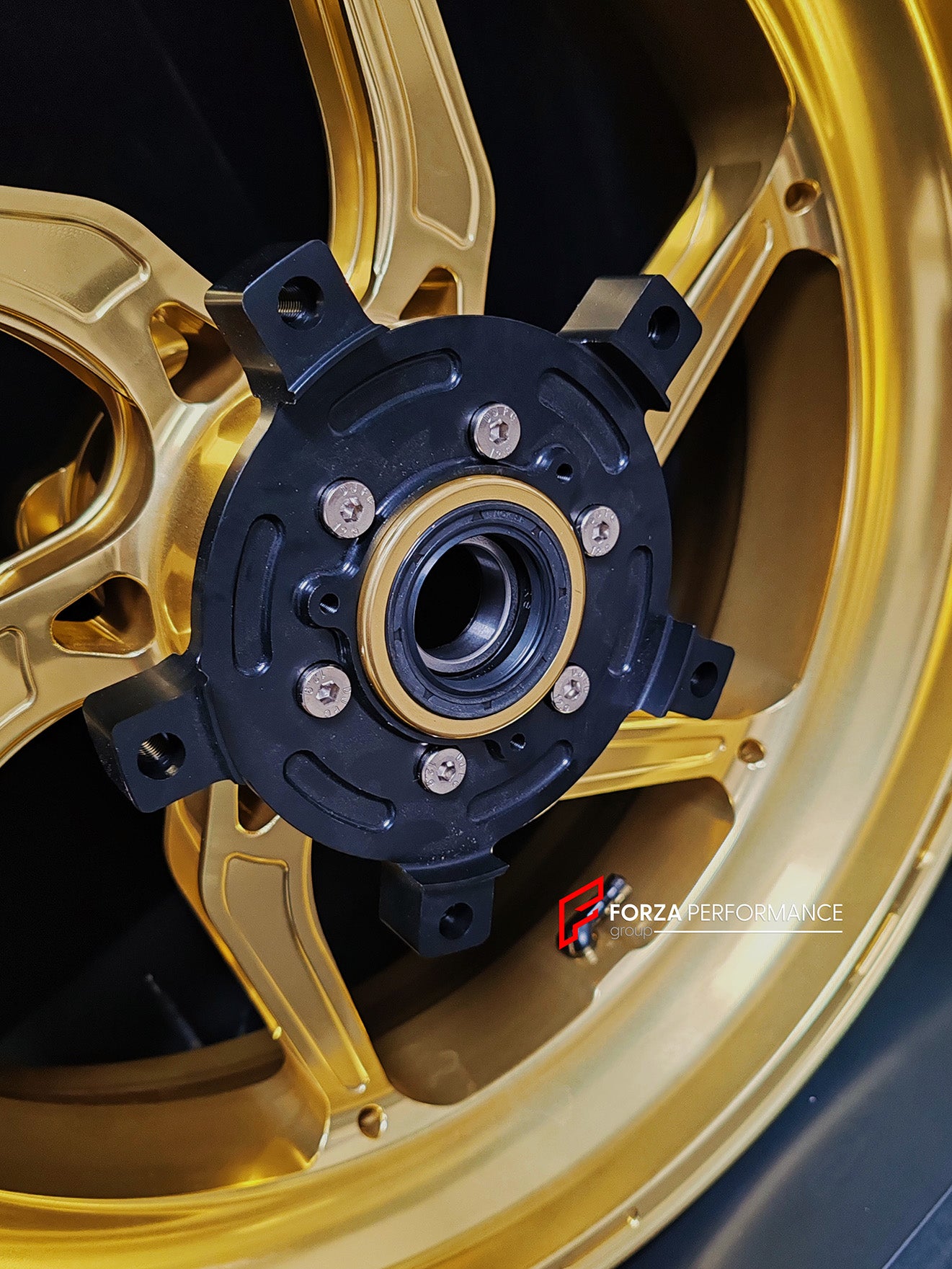 We manufacture premium quality forged motorcycle wheels rims for SUZUKI HAYABUSA in any design, size, color.
Wheel sizes (motorcycle spec):
Front: 3.5 x 17
Rear: 6 x 17
Weight:
Front: 4.65 kg (10.25 lbs)
Rear: 5.4 kg (11.9 lbs)
Finishing: Satin Gold
Forza Performance Group engineers and manufactures each forged motorcycle wheel individually per order. This ensures precise fitment, uncompromised strength, and unique styling. Whether for racing, touring, or daily use — our wheels are built for both p