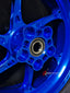 We manufacture premium quality forged motorcycle wheels rims for QJMOTOR in any design, size, color.
Wheel sizes (motorcycle spec):
Front: 3.5 x 17
Rear: 6 x 17
Weight:
Front: 4.25 kg (9.37 lbs)
Rear: 4.85 kg (10.69 lbs)
Finishing: Gloss Blue
Forza Performance Group engineers and manufactures each forged motorcycle wheel individually per order. This ensures precise fitment, uncompromised strength, and unique styling. Whether for racing, touring, or daily use — our wheels are built for both performa