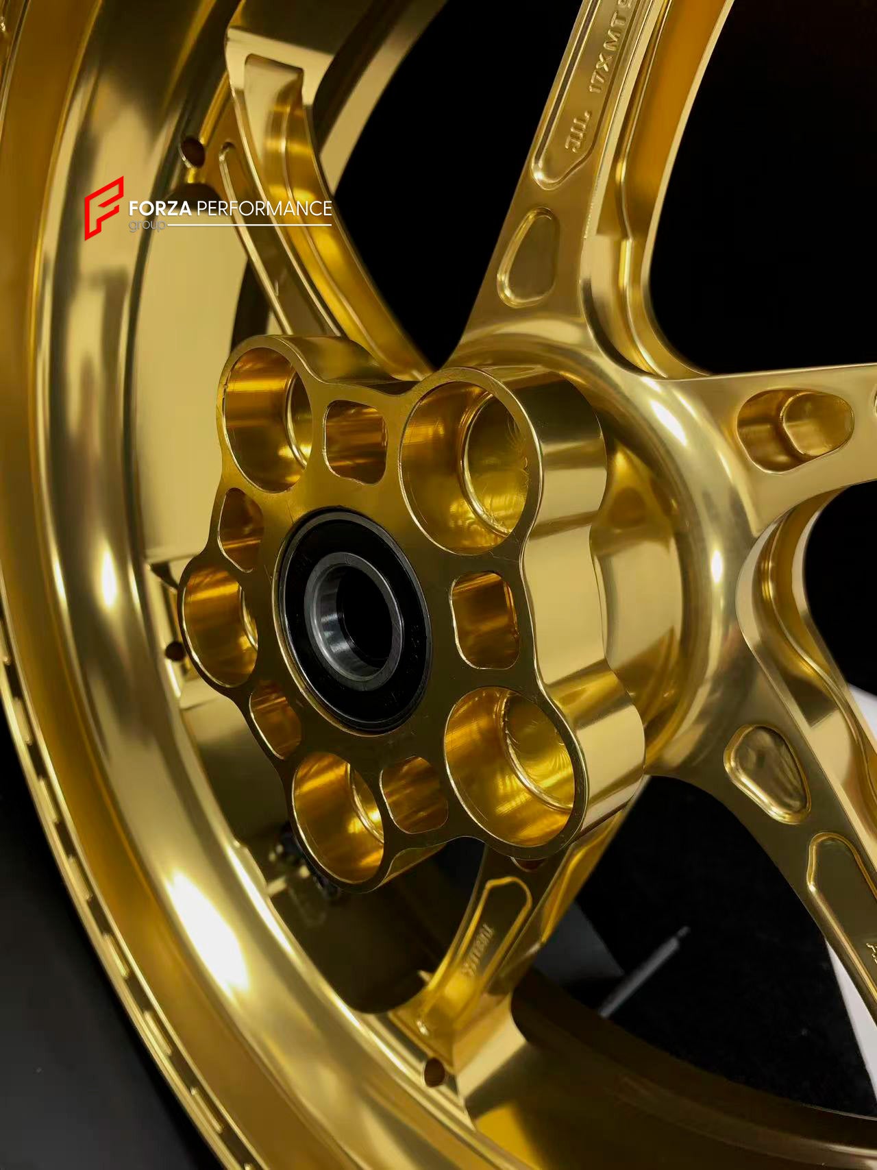 We manufacture premium quality forged motorcycle wheels rims for TRIUMPH in any design, size, color.
Wheel sizes (motorcycle spec):
Front: 3.5 x 17
Rear: 5.5 x 17
Weight:
Front: 3.9 kg (8.6 lbs)
Rear: 4.8 kg (10.58 lbs)
Finishing: Gloss Black
Forza Performance Group engineers and manufactures each forged motorcycle wheel individually per order. This ensures precise fitment, uncompromised strength, and unique styling. Whether for racing, touring, or daily use — our wheels are built for both performa