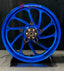 We manufacture premium quality forged motorcycle wheels rims for YAMAHA in any design, size, color.
Wheel sizes (motorcycle spec):
Front: 3.5 x 15
Rear: 4 x 14
Weight:
Front: 3.95 kg (8.71 lbs)
Rear: 3.85 kg (8.49 lbs)
Finishing: Gloss Blue
Forza Performance Group engineers and manufactures each forged motorcycle wheel individually per order. This ensures precise fitment, uncompromised strength, and unique styling. Whether for racing, touring, or daily use — our wheels are built for both performanc