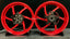 We manufacture premium quality forged motorcycle wheels rims for YAMAHA in any design, size, color.
Wheel sizes (motorcycle spec):
Front: 3.5 x 15
Rear: 4.5 x 15
Weight:
Front: 3.9 kg (9.59 lbs)
Rear: 5.35 kg (10.91 lbs)
Finishing: Gloss Red
Forza Performance Group engineers and manufactures each forged motorcycle wheel individually per order. This ensures precise fitment, uncompromised strength, and unique styling. Whether for racing, touring, or daily use — our wheels are built for both performanc