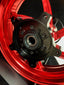 We manufacture premium quality forged motorcycle wheels rims for YAMAHA in any design, size, color.
Wheel sizes (motorcycle spec):
Front: 3.5 x 15
Rear: 4.5 x 15
Weight:
Front: 3.9 kg (9.59 lbs)
Rear: 5.35 kg (10.91 lbs)
Finishing: Gloss Red
Forza Performance Group engineers and manufactures each forged motorcycle wheel individually per order. This ensures precise fitment, uncompromised strength, and unique styling. Whether for racing, touring, or daily use — our wheels are built for both performanc