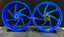 We manufacture premium quality forged motorcycle wheels rims for YAMAHA in any design, size, color.
Wheel sizes (motorcycle spec):
Front: 3.5 x 17
Rear: 5.5 x 17
Weight:
Front: 4.25 kg (9.37 lbs)
Rear: 4.9 kg (10.8 lbs)
Finishing: Gloss Blue
Forza Performance Group engineers and manufactures each forged motorcycle wheel individually per order. This ensures precise fitment, uncompromised strength, and unique styling. Whether for racing, touring, or daily use — our wheels are built for both performan