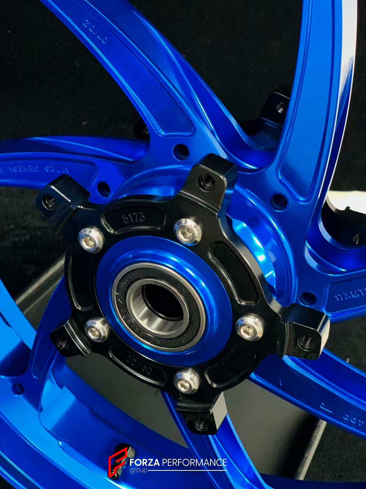 We manufacture premium quality forged motorcycle wheels rims for YAMAHA in any design, size, color.
Wheel sizes (motorcycle spec):
Front: 3.5 x 17
Rear: 6 x 17
Weight:
Front: 4.3 kg (9.48 lbs)
Rear 4.9 kg (10.8 lbs)
Finishing: Gloss Blue
Forza Performance Group engineers and manufactures each forged motorcycle wheel individually per order. This ensures precise fitment, uncompromised strength, and unique styling. Whether for racing, touring, or daily use — our wheels are built for both performance a