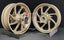 We manufacture premium quality forged motorcycle wheels rims for YAMAHA in any design, size, color.
Wheel sizes (motorcycle spec):
Front: 3.5 x 15
Rear: 4.5 x 15
Weight:
Front: 3.62 kg (7.98 lbs)
Rear: 4.8 kg (10.58 lbs)
Finishing: Satin Bronze
Forza Performance Group engineers and manufactures each forged motorcycle wheel individually per order. This ensures precise fitment, uncompromised strength, and unique styling. Whether for racing, touring, or daily use — our wheels are built for both perfor