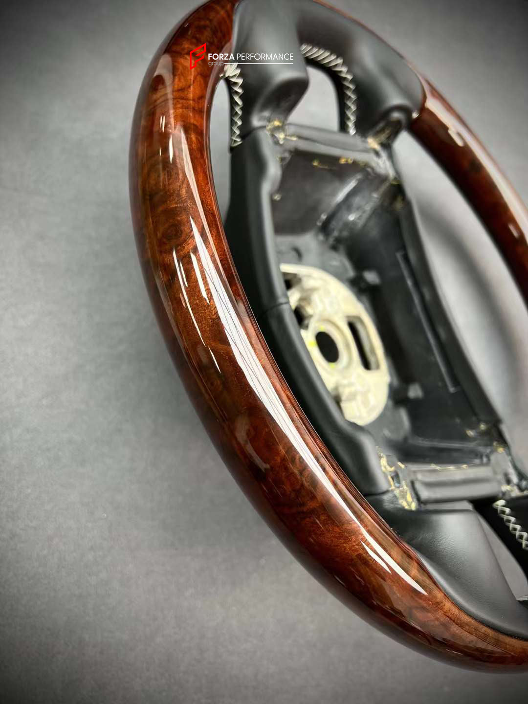 CUSTOM WOOD STEERING WHEEL FOR BENTLEY CONTINENTAL MULSANNE FLYING SPUR