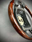 CUSTOM WOOD STEERING WHEEL FOR BENTLEY CONTINENTAL MULSANNE FLYING SPUR