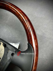 CUSTOM WOOD STEERING WHEEL FOR BENTLEY CONTINENTAL MULSANNE FLYING SPUR