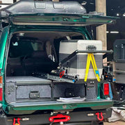 DRAWER and DROP DOWN SLIDER CARGO STORAGE KIT for TOYOTA LAND CRUISER 80 LC80
Simplify the storage and organization of equipment and valuables. These lockable drawers with integrated deck and faceplates were designed specifically for the TOYOTA LAND CRUISER 80. Hide the contents from prying eyes, while creating a more convenient and easily accessible storage space in your car. Designed solidly for tough for both on and off-road travel.
Which drawers are best for me?
We have a turnkey solution and you can