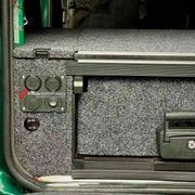 DRAWER and DROP DOWN SLIDER CARGO STORAGE KIT for TOYOTA LAND CRUISER 80 LC80
Simplify the storage and organization of equipment and valuables. These lockable drawers with integrated deck and faceplates were designed specifically for the TOYOTA LAND CRUISER 80. Hide the contents from prying eyes, while creating a more convenient and easily accessible storage space in your car. Designed solidly for tough for both on and off-road travel.
Which drawers are best for me?
We have a turnkey solution and you can