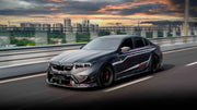 DRY CARBON AERO KIT for BMW M5 G90 G99 2024+
Set includes:
Front Lip
Front Bumper Trims
Side Skirts
Rear Diffuser
Material: Dry Carbon
Note: Professional installation is required