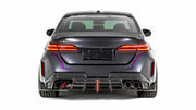 DRY CARBON AERO KIT for BMW M5 G90 G99 2024+
Set includes:
Front Lip
Front Bumper Trims
Side Skirts
Rear Diffuser
Material: Dry Carbon
Note: Professional installation is required