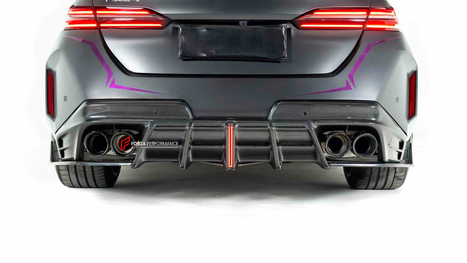 DRY CARBON AERO KIT for BMW M5 G90 G99 2024+
Set includes:
Front Lip
Front Bumper Trims
Side Skirts
Rear Diffuser
Material: Dry Carbon
Note: Professional installation is required