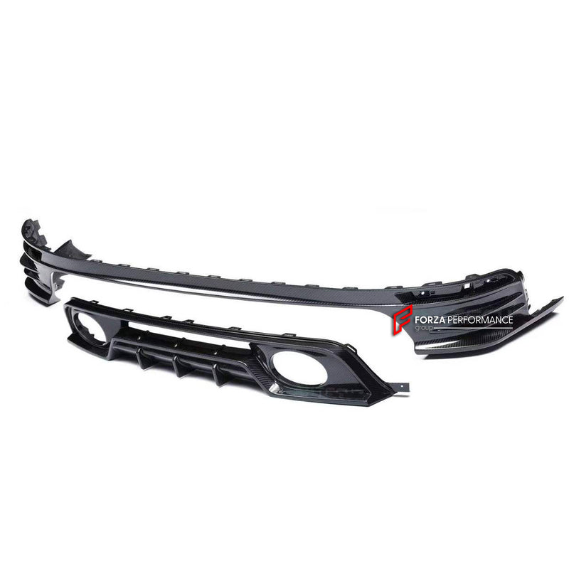 DRY CARBON REPLACEMENT LOWER REAR DIFFUSER for PORSCHE 911 992.2 CARRERA 2025+