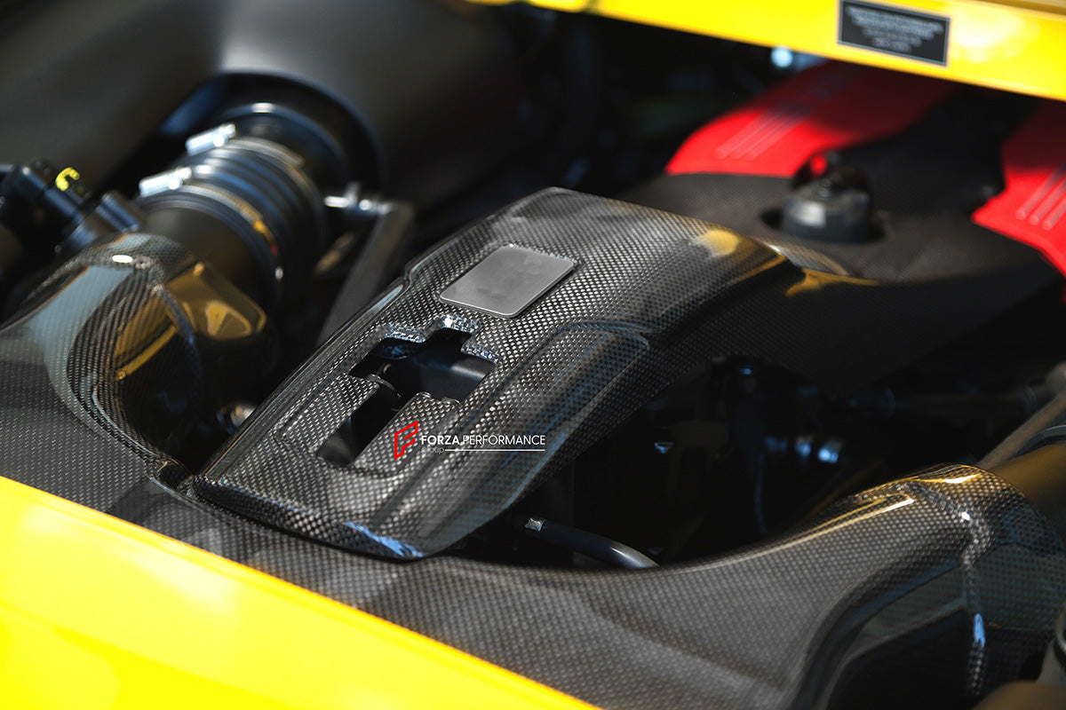 DRY CARBON AIR BOX COVERLID for FERRARI 488 GTB SPIDER 2015 - 2020
Set includes:
Air Box
Material: Carbon Fiber
NOTE: Professional installation is required