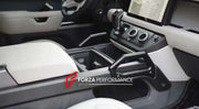 DRY CARBON ARMREST COVER for LAND ROVER DEFENDER L663 2020+  Set includes:  Armrest Cover