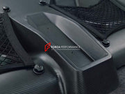 DRY CARBON BACK SEAT DELETE KIT REAR SEAT REMOVE for BMW M4 G82 2021+
Designed to:
Reduce overall weight of the car
Increase available cargo space
Enhance speed and driving control
Maintain a fresh appearance with UV protection
Material: Carbon